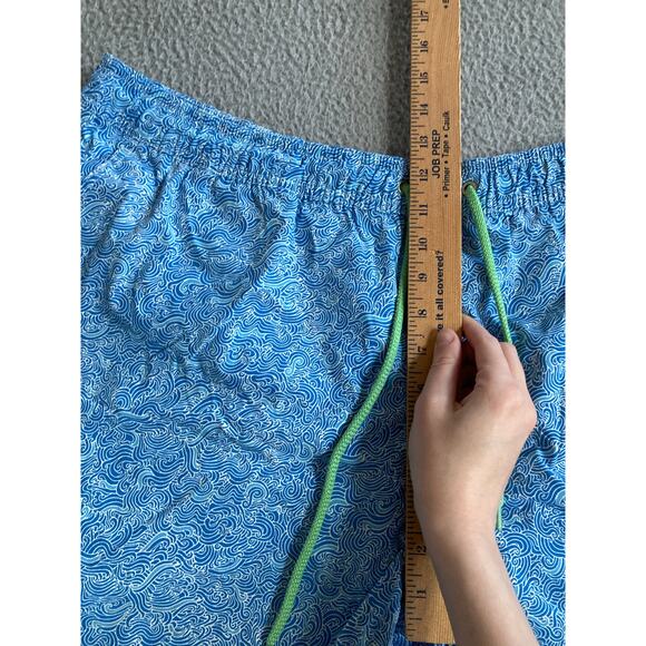 J. Crew Swim Suit Shorts 2XL Drawstring Bult In Brief Blue Pockets Trunks XXL - Picture 14 of 16
